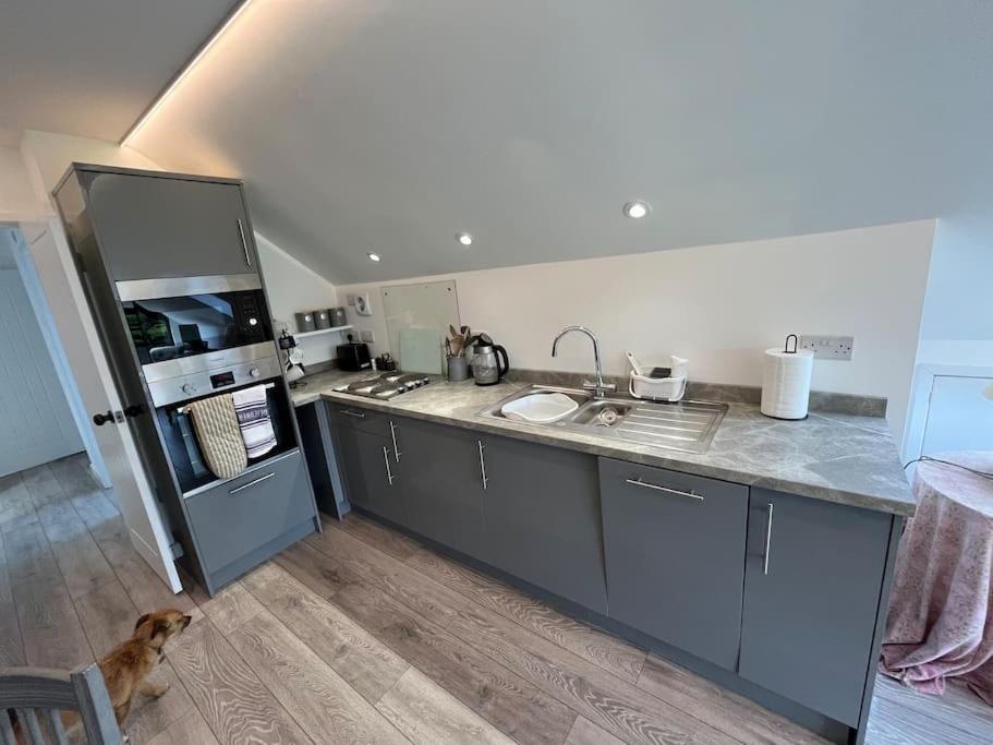 The Stable, Grove End Farm Apartment Петуърт Екстериор снимка